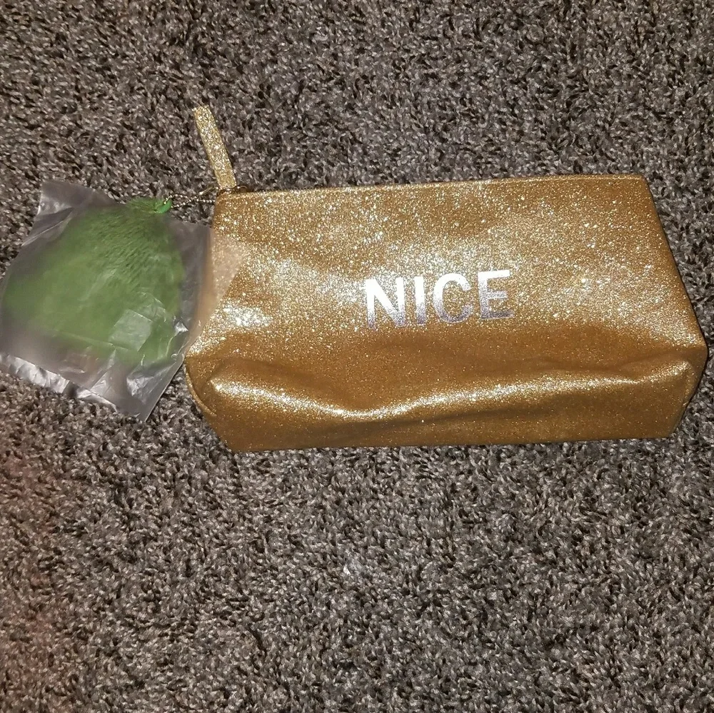 New naughty or nice makeup bag‎